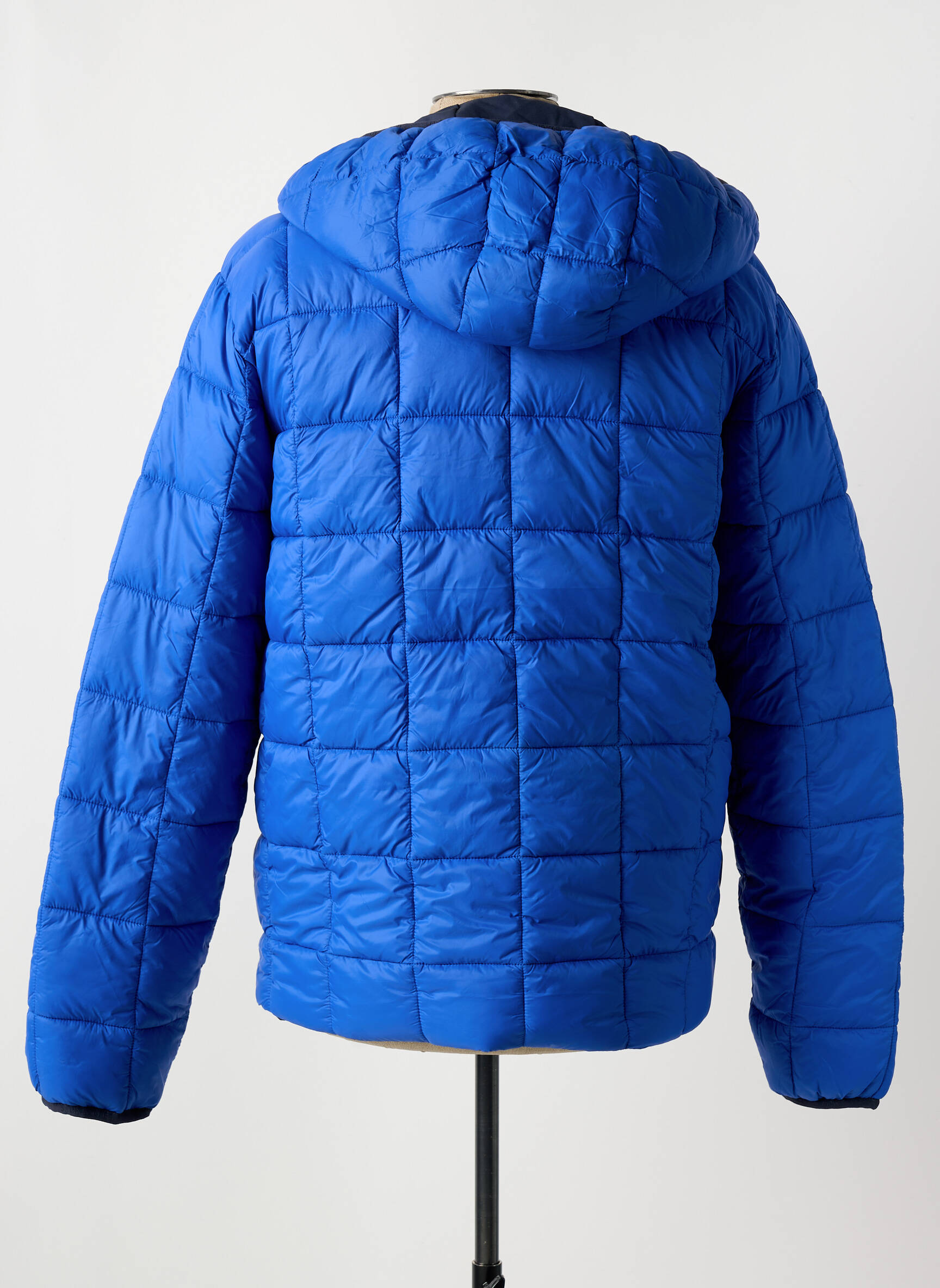 Pūkinė striukė ilgos rankovės su gobtuvu mėlyna JACK & JONES vyras