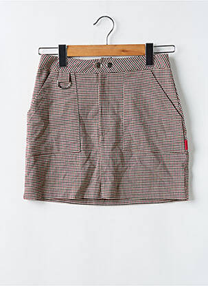 Mini sijonas tiesi kirpimas raudona PULL & BEAR moteris