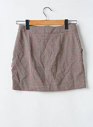 Mini sijonas tiesi kirpimas raudona PULL & BEAR moteris