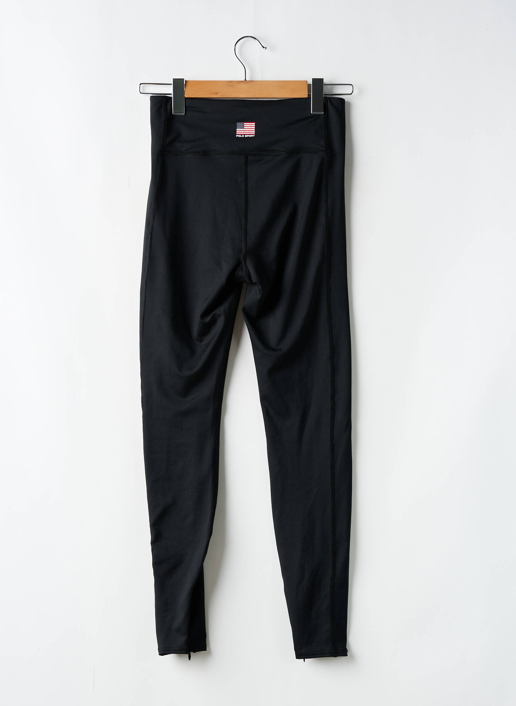 Legingas satino efektas juodas RALPH LAUREN moteris