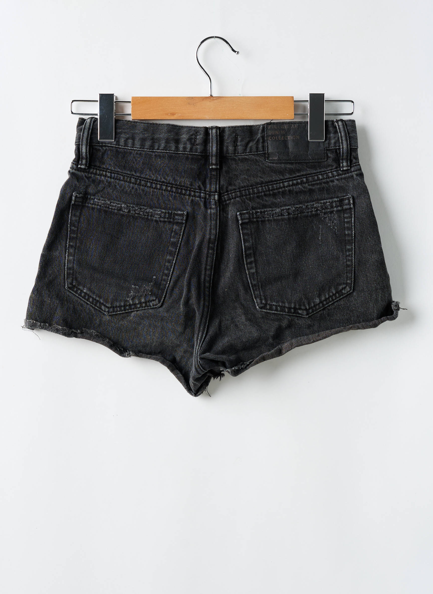 Šortas denimo audinys normala dydis juodas PULL & BEAR moteris