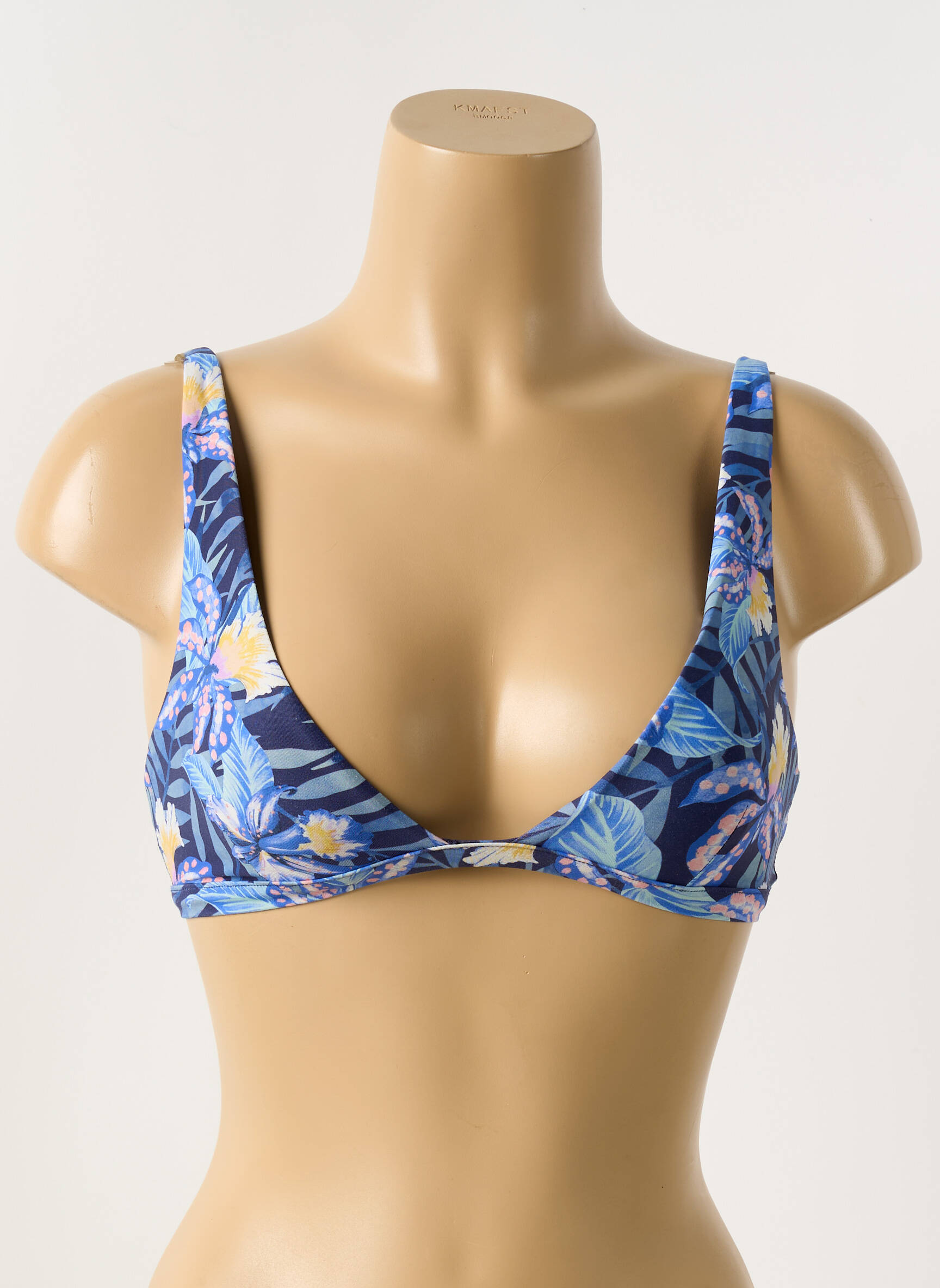Maudymosi viršūnė tamprumas liemenėlės (moteriškos) mėlyna RIP CURL moteris