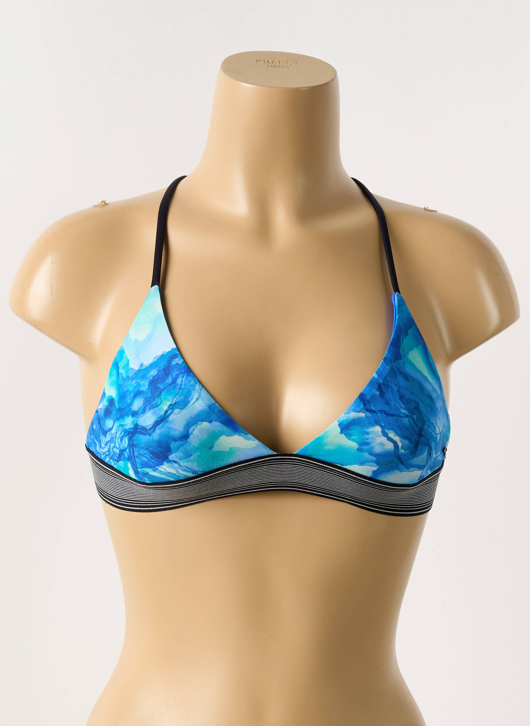 Maudymosi viršūnė tamprumas liemenėlės (moteriškos) mėlyna RIP CURL moteris