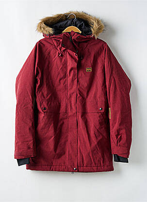 Parka ilgos rankovės su gobtuvu raudona BILLABONG moteris