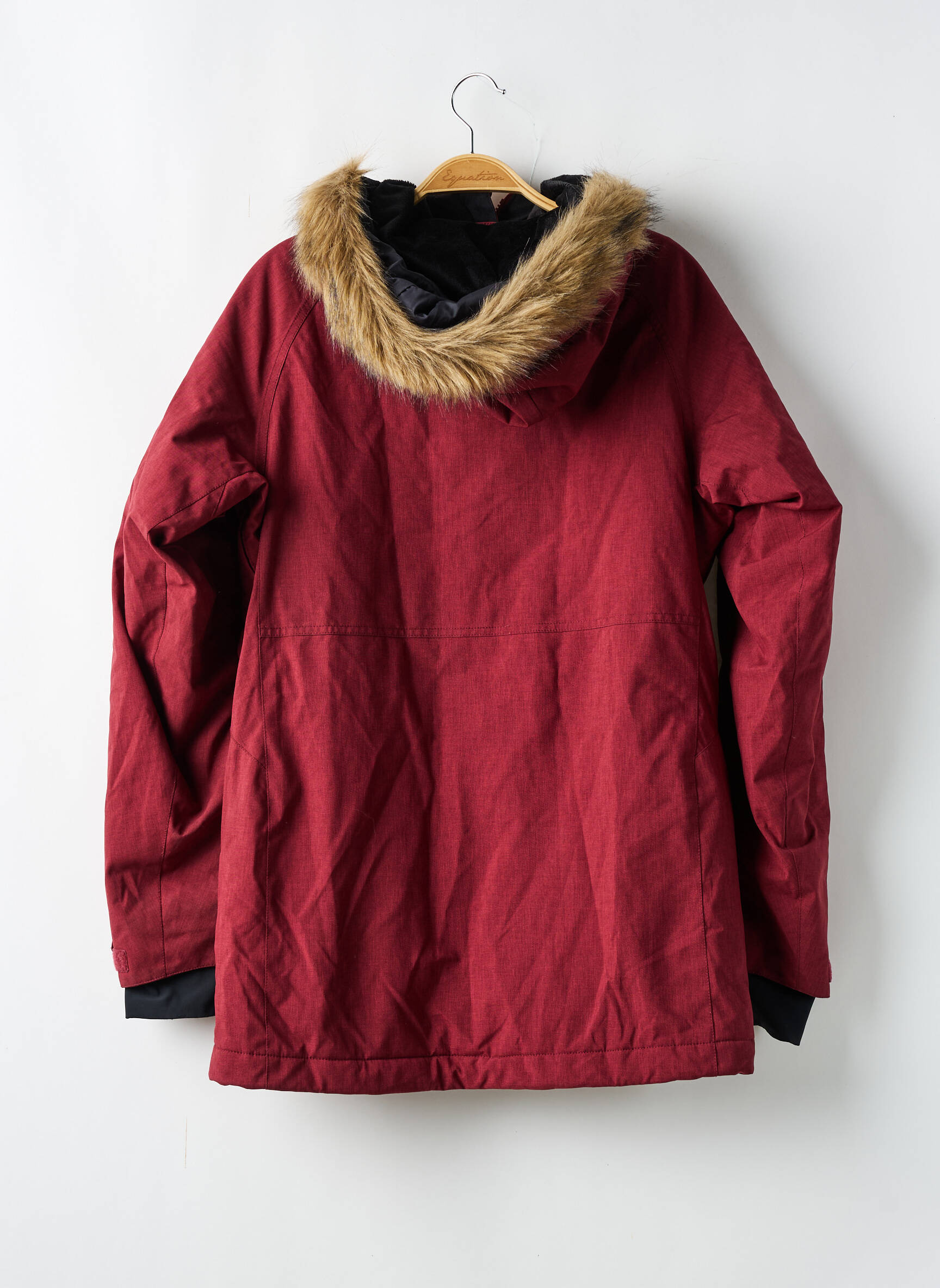 Parka ilgos rankovės su gobtuvu raudona BILLABONG moteris