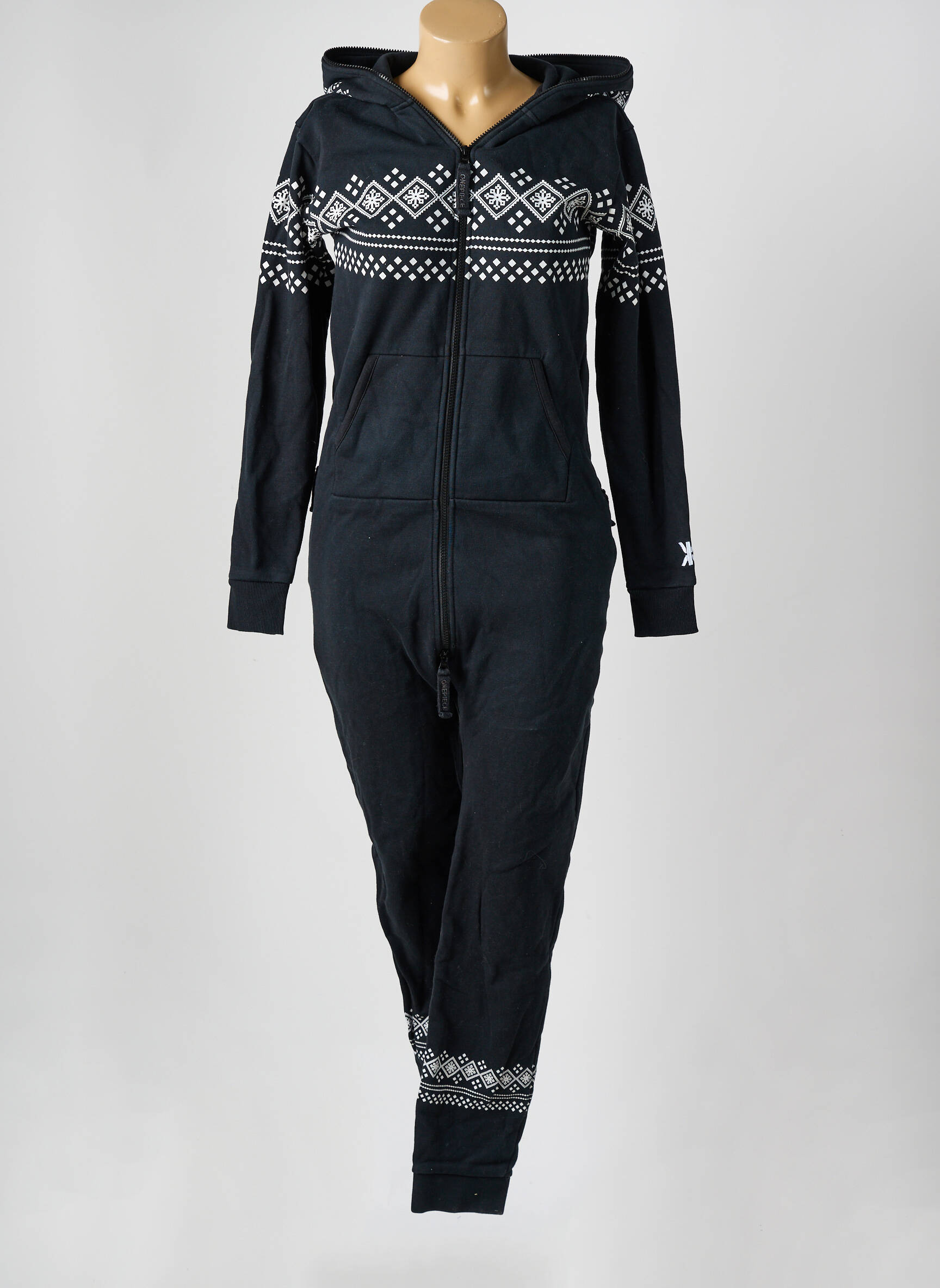 Kombinezonas centrinė iškirptė ilgos rankovės juodas ONEPIECE moteris