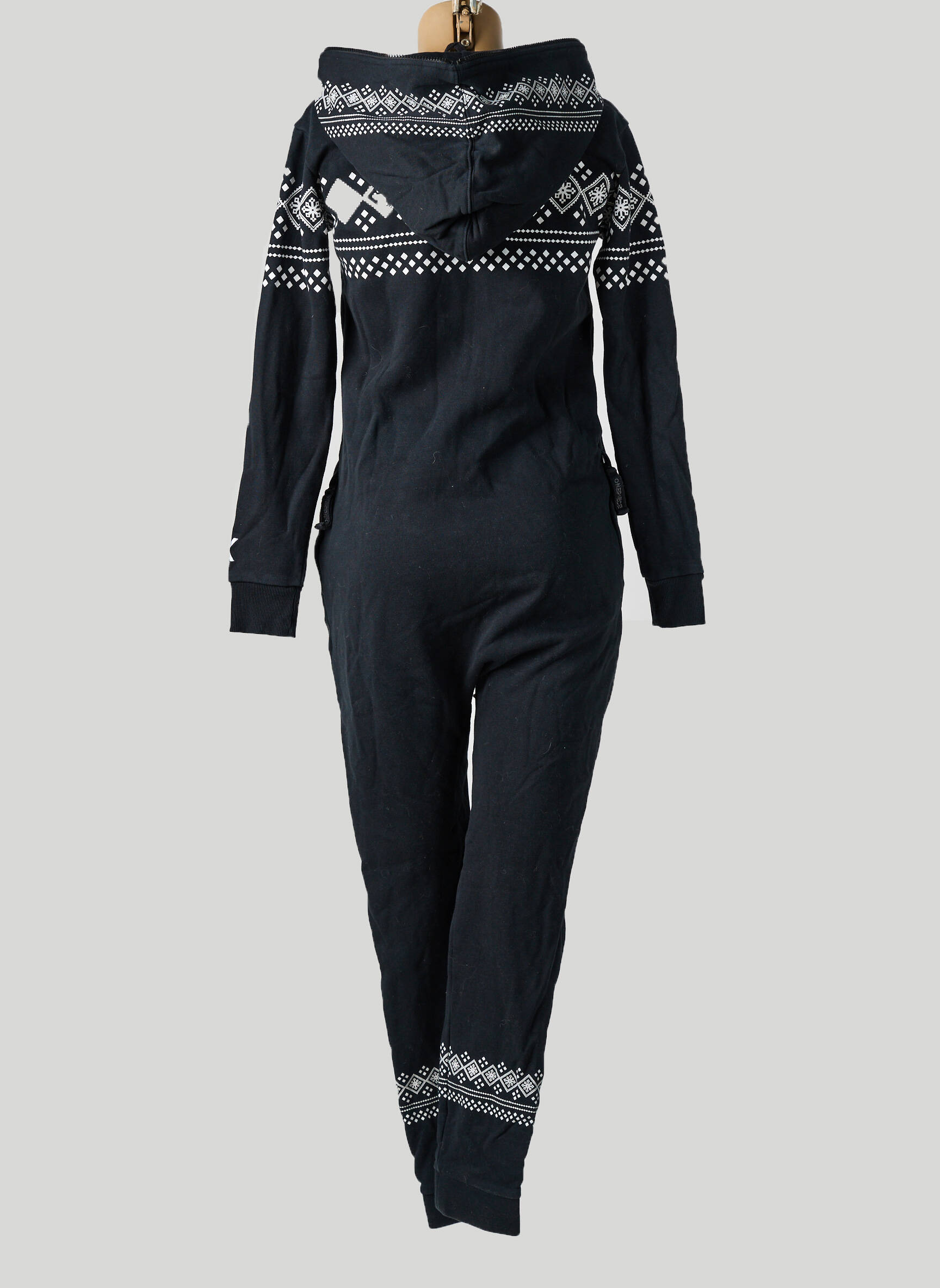 Kombinezonas centrinė iškirptė ilgos rankovės juodas ONEPIECE moteris
