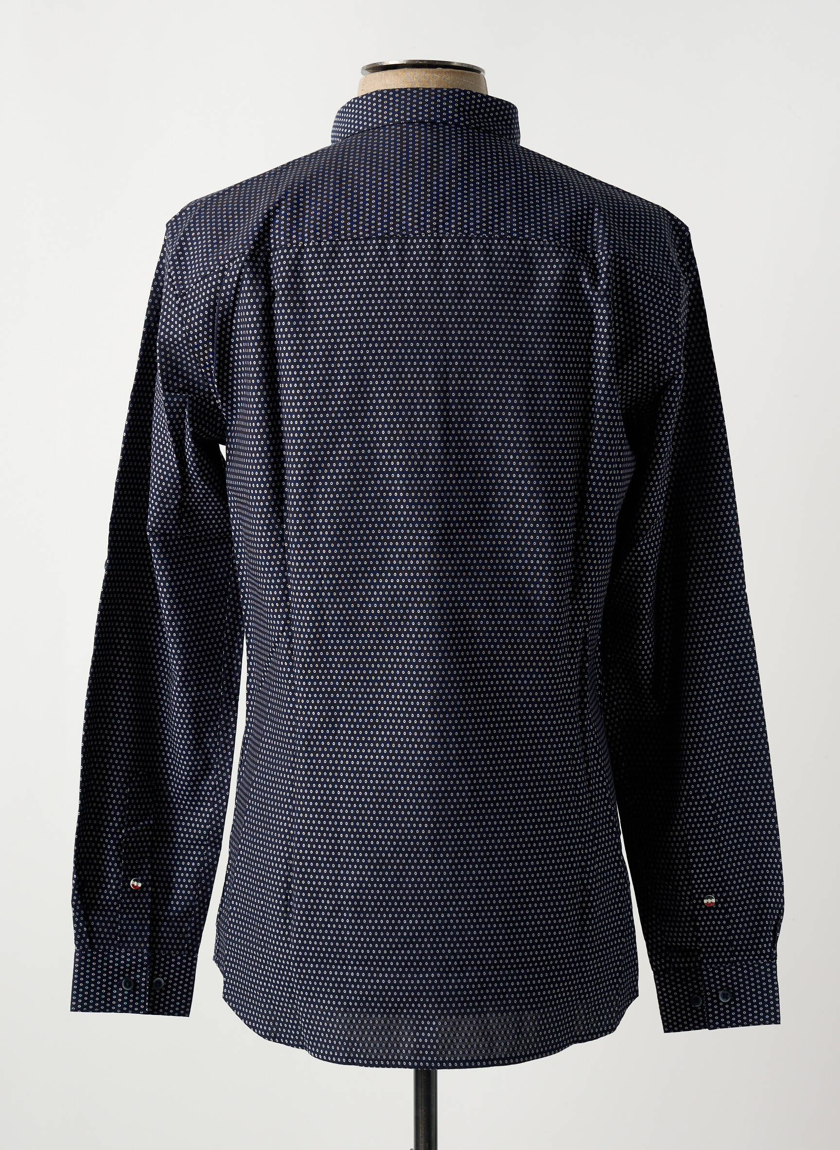 Ilgomis rankovėmis marškinys tiesi kirpimas mėlyna JACK & JONES vyras