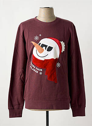 Mikroskopas floqué serigrafija ilgos rankovės violetinis JACK & JONES vyras