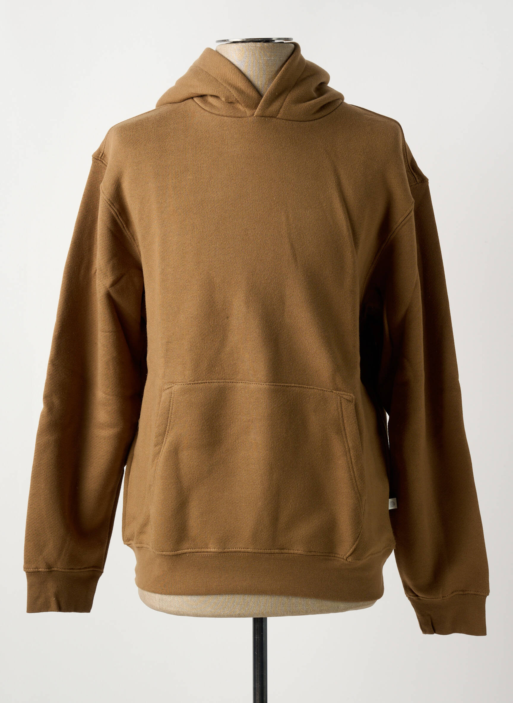 Kapišonas kišenės ilgos rankovės rudas JACK & JONES vyras