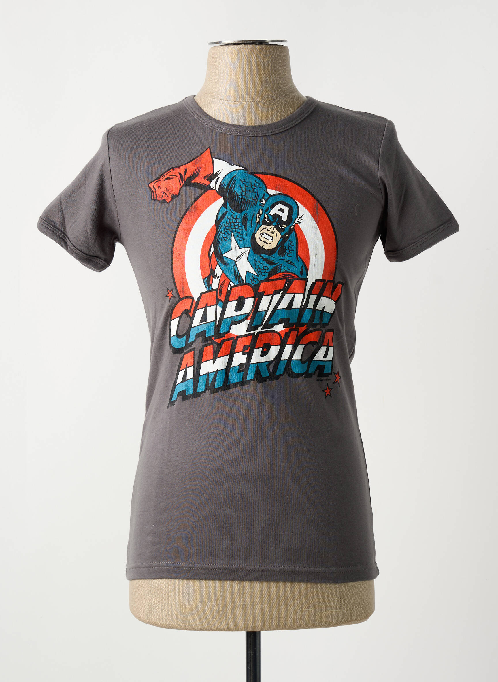 T-marškinys tamprumas trumpas rankovės pilka LOGOSHIRT vyras