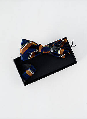 Kaklaraištis papillon juostelės raštas mėlyna JACK & JONES vyras