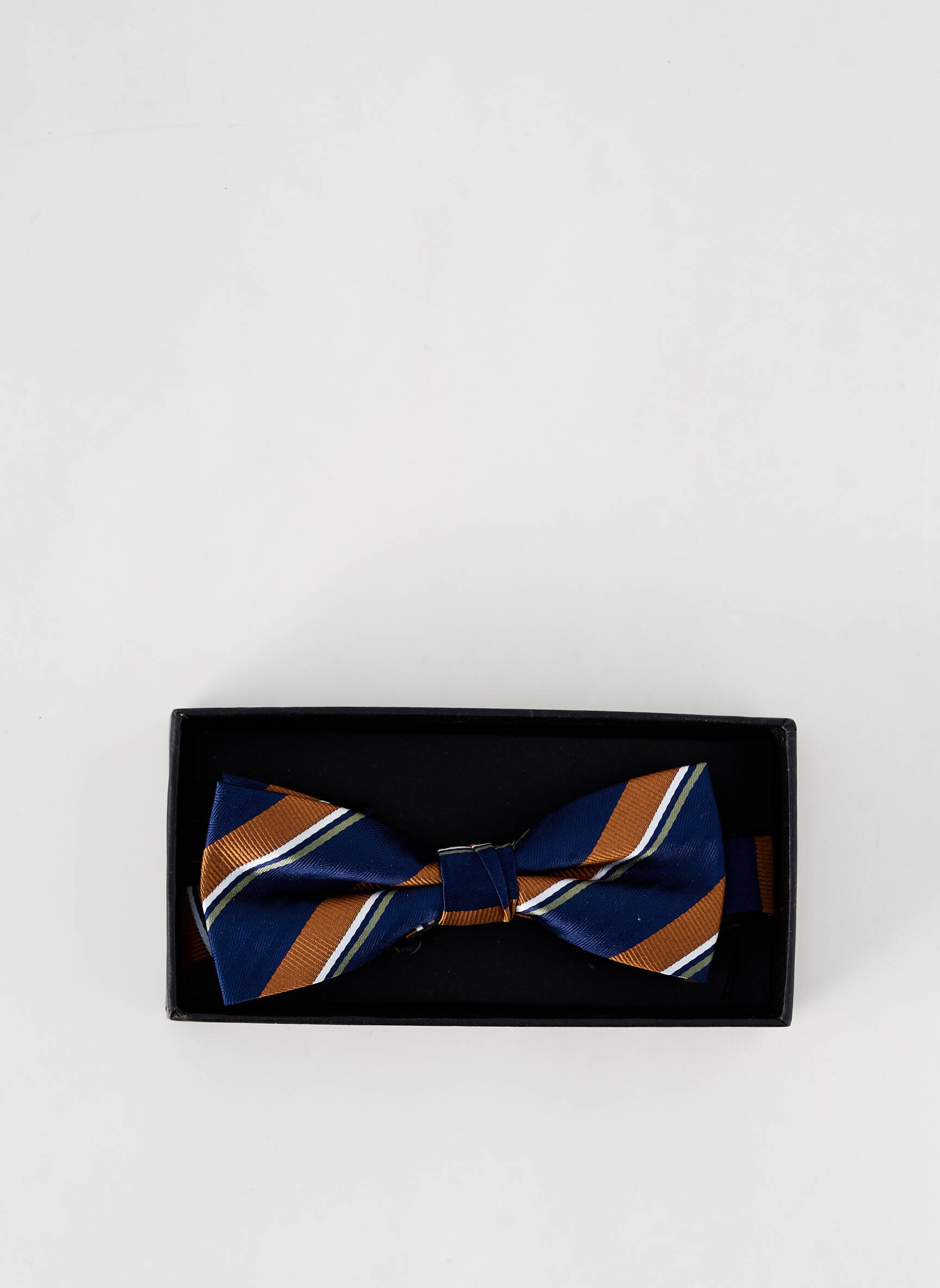 Kaklaraištis papillon juostelės raštas mėlyna JACK & JONES vyras