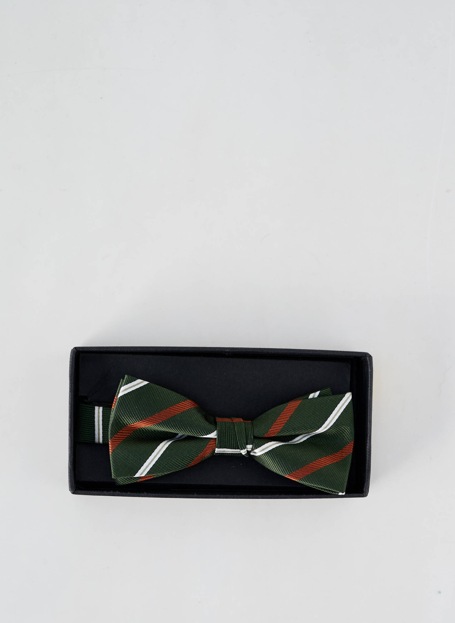 Kaklaraištis papillon juostelės raštas žalias JACK & JONES vyras