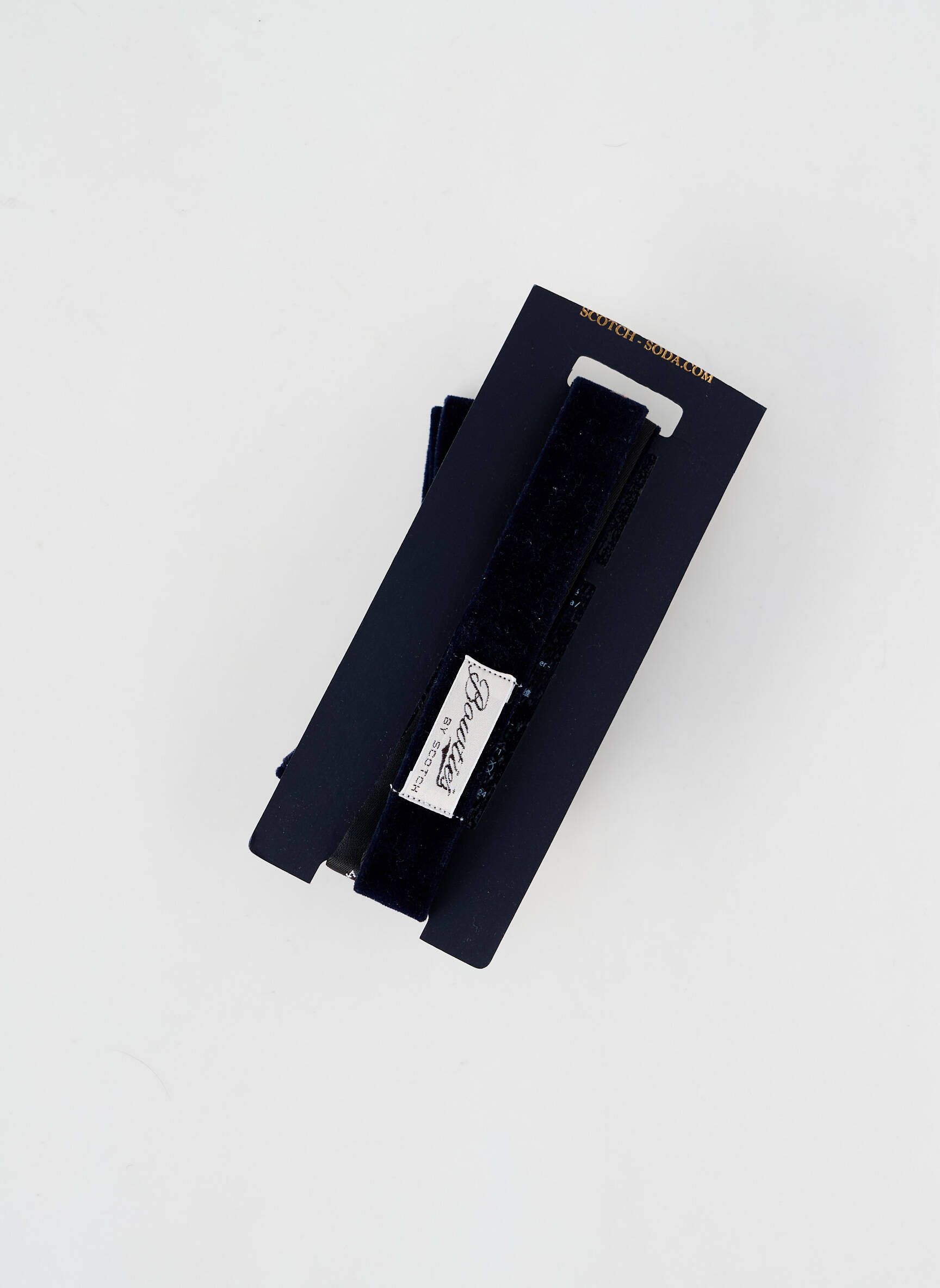 Kaklaraištis papillon aksomo audimas mėlyna SCOTCH & SODA vyras