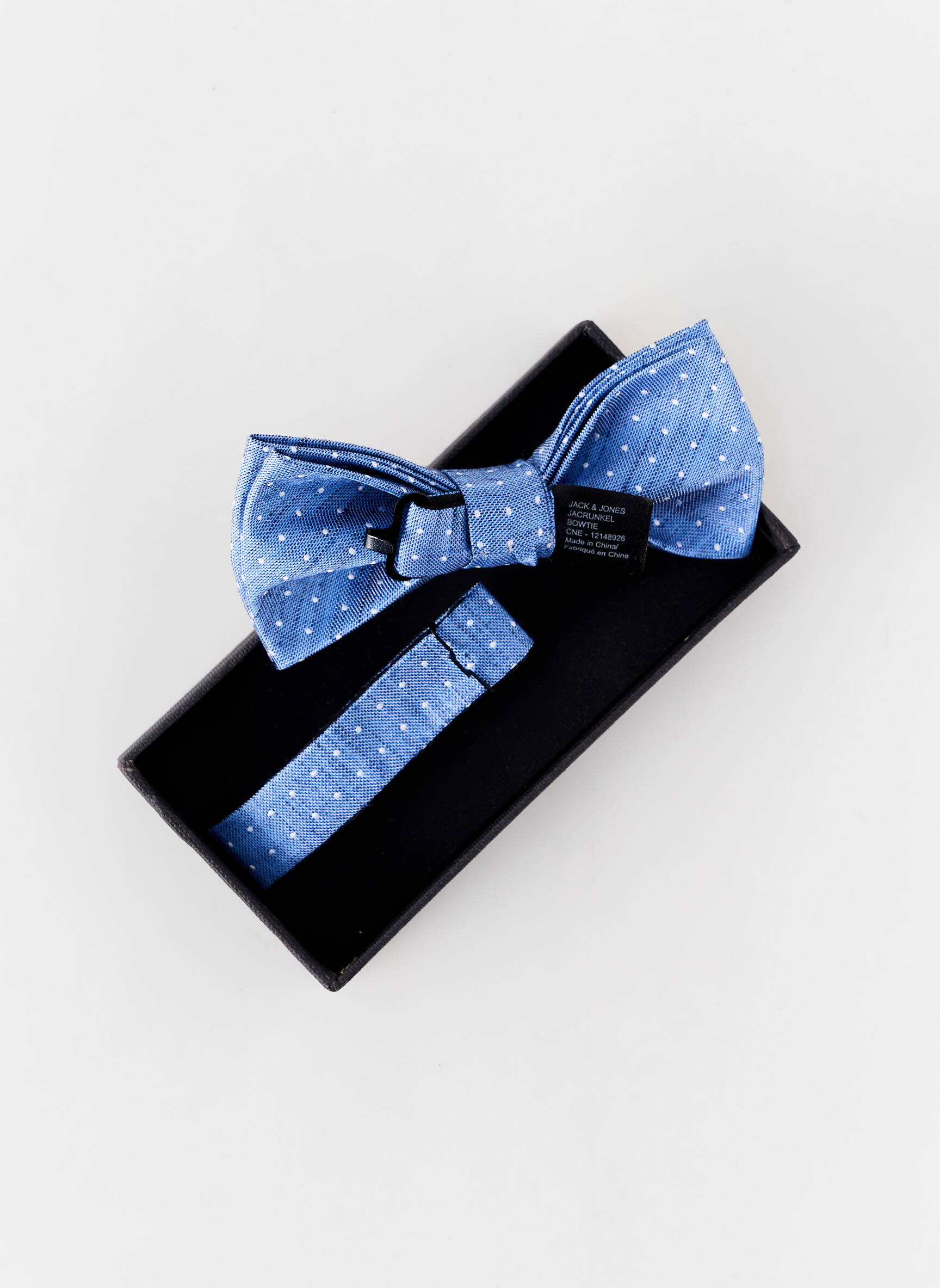 Kaklaraištis papillon taškinis raštas mėlyna JACK & JONES vyras
