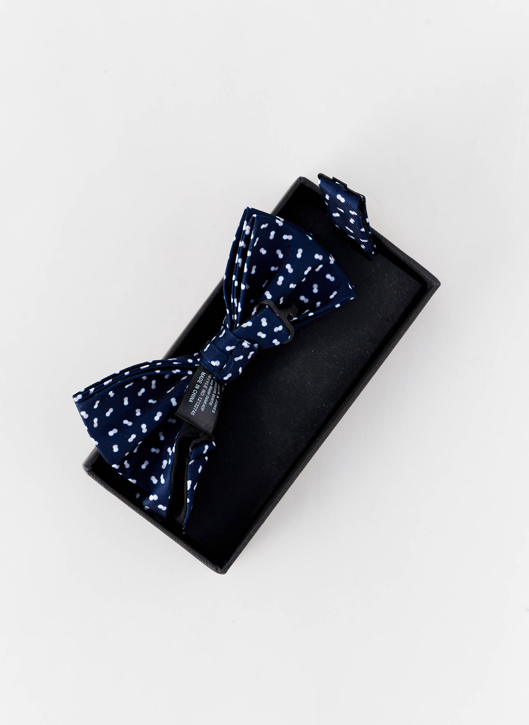 Kaklaraištis papillon taškinis raštas mėlyna JACK & JONES vyras