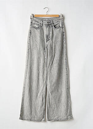 Flare tipo džinsai kišenės pilka H&M moteris