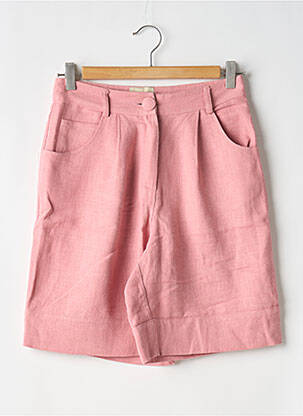 Bermudas tiesi kirpimas rožinė PLUME moteris