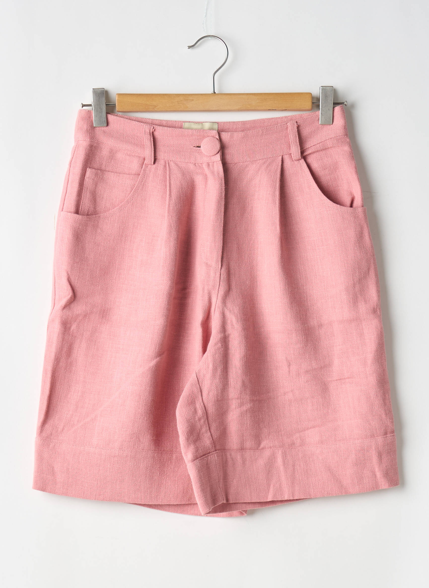 Bermudas elastinė dydis rožinė PLUME moteris