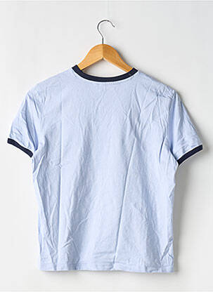 T-marškinys floqué serigrafija trumpas rankovės mėlyna DIVIDED H&M moteris