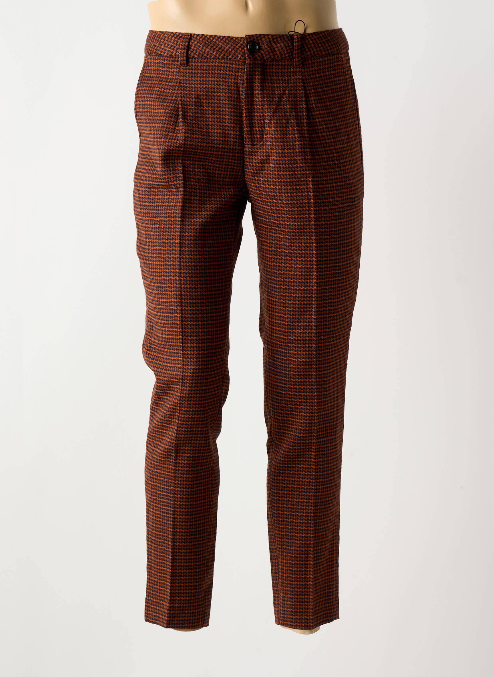 Lieknos kelnės uždarymas su užtrauktuku po mygtuku uždengimu oranžinė SCOTCH & SODA vyras