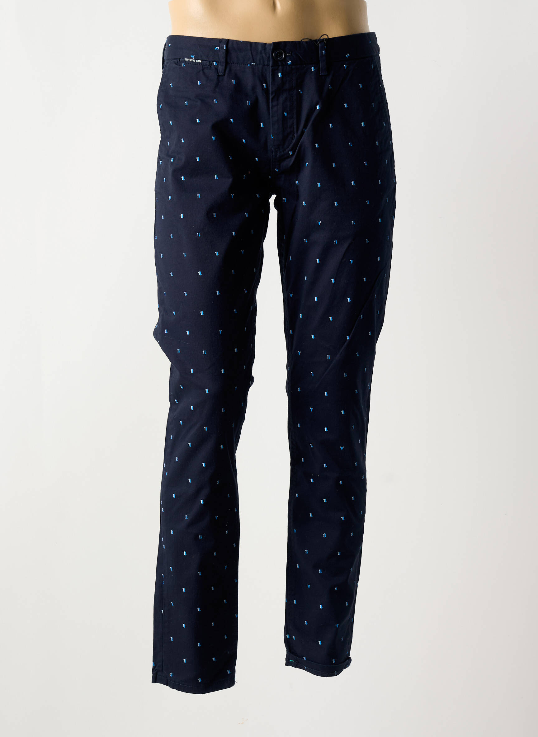 Tiesi kelnė kišenės mėlyna SCOTCH & SODA vyras