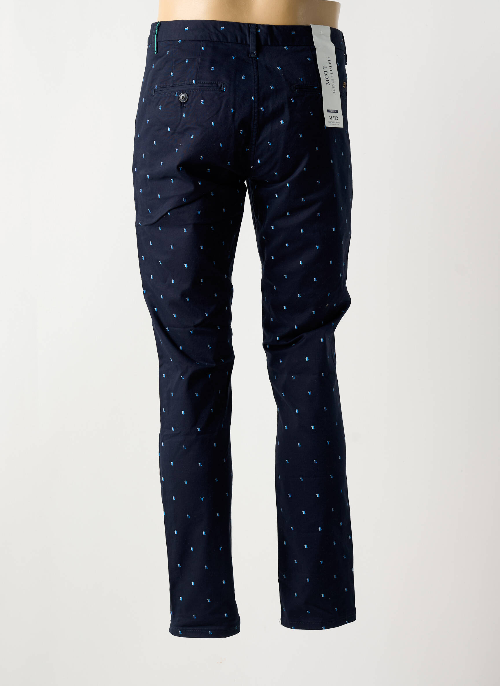 Tiesi kelnė kišenės mėlyna SCOTCH & SODA vyras