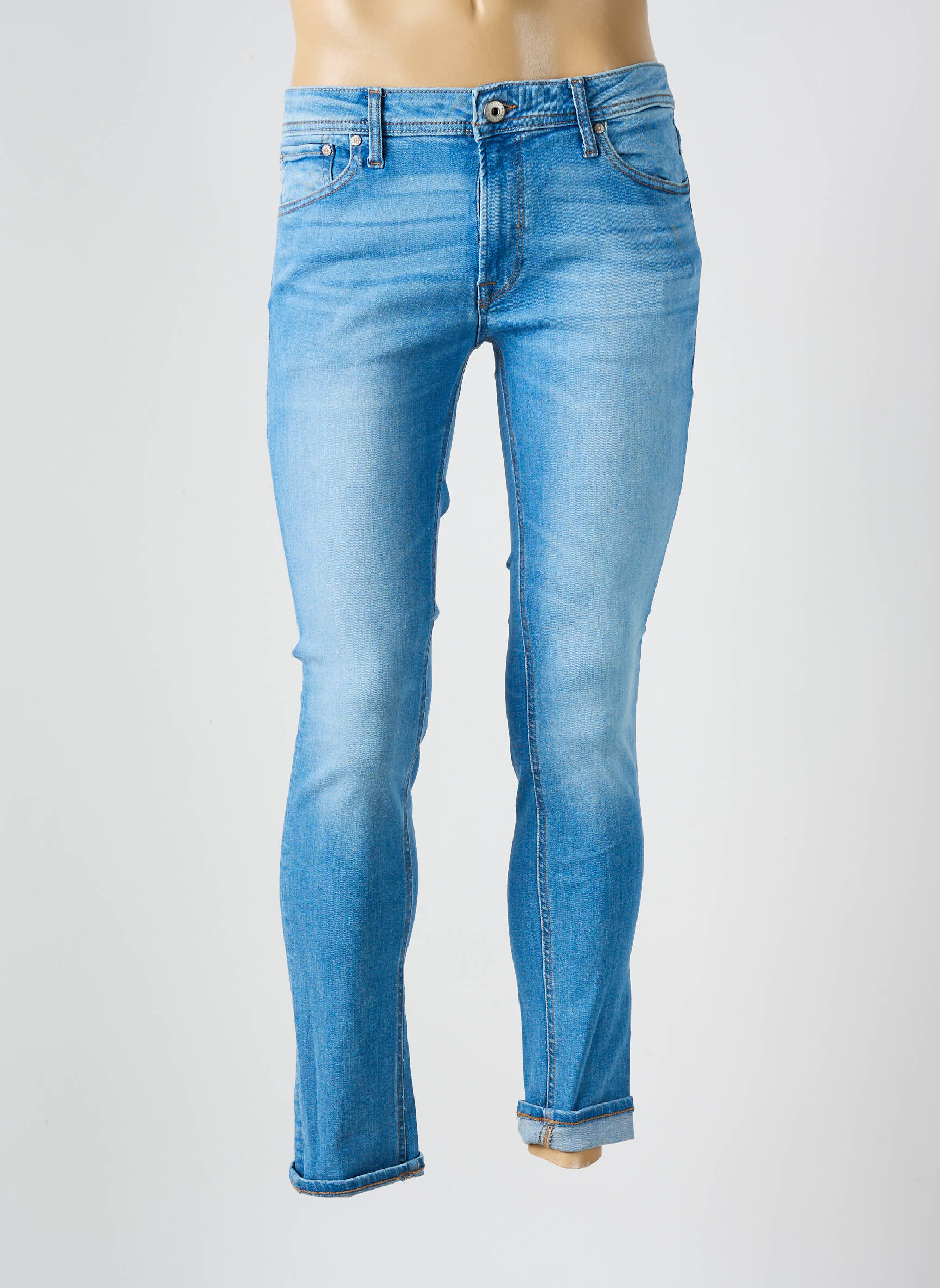 Lieknos džinsai tamprumas normala dydis mėlyna JACK & JONES vyras