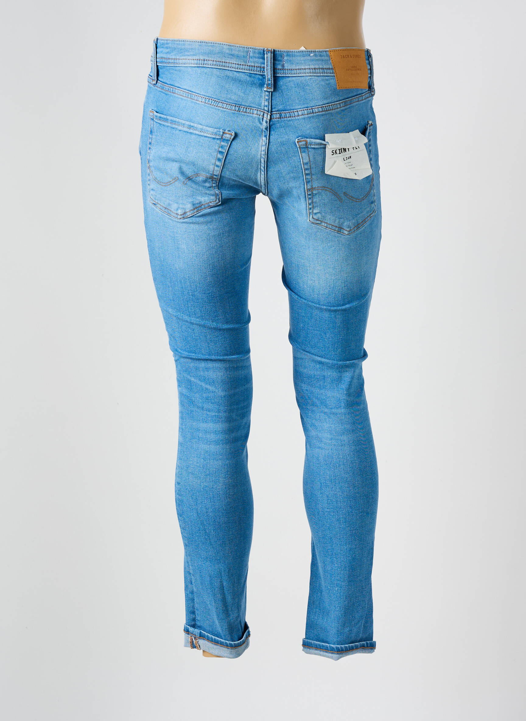 Lieknos džinsai tamprumas normala dydis mėlyna JACK & JONES vyras