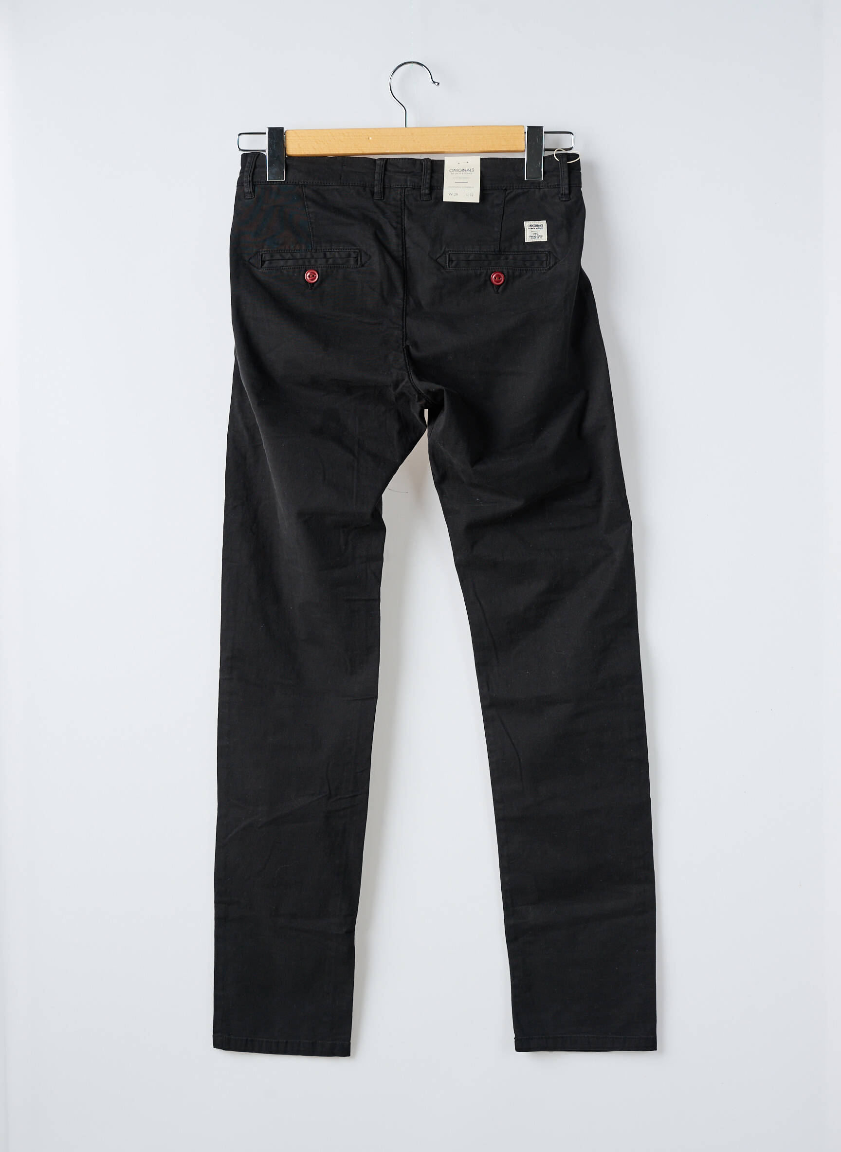 Chino kelnė tamprumas normala dydis juodas JACK & JONES vyras