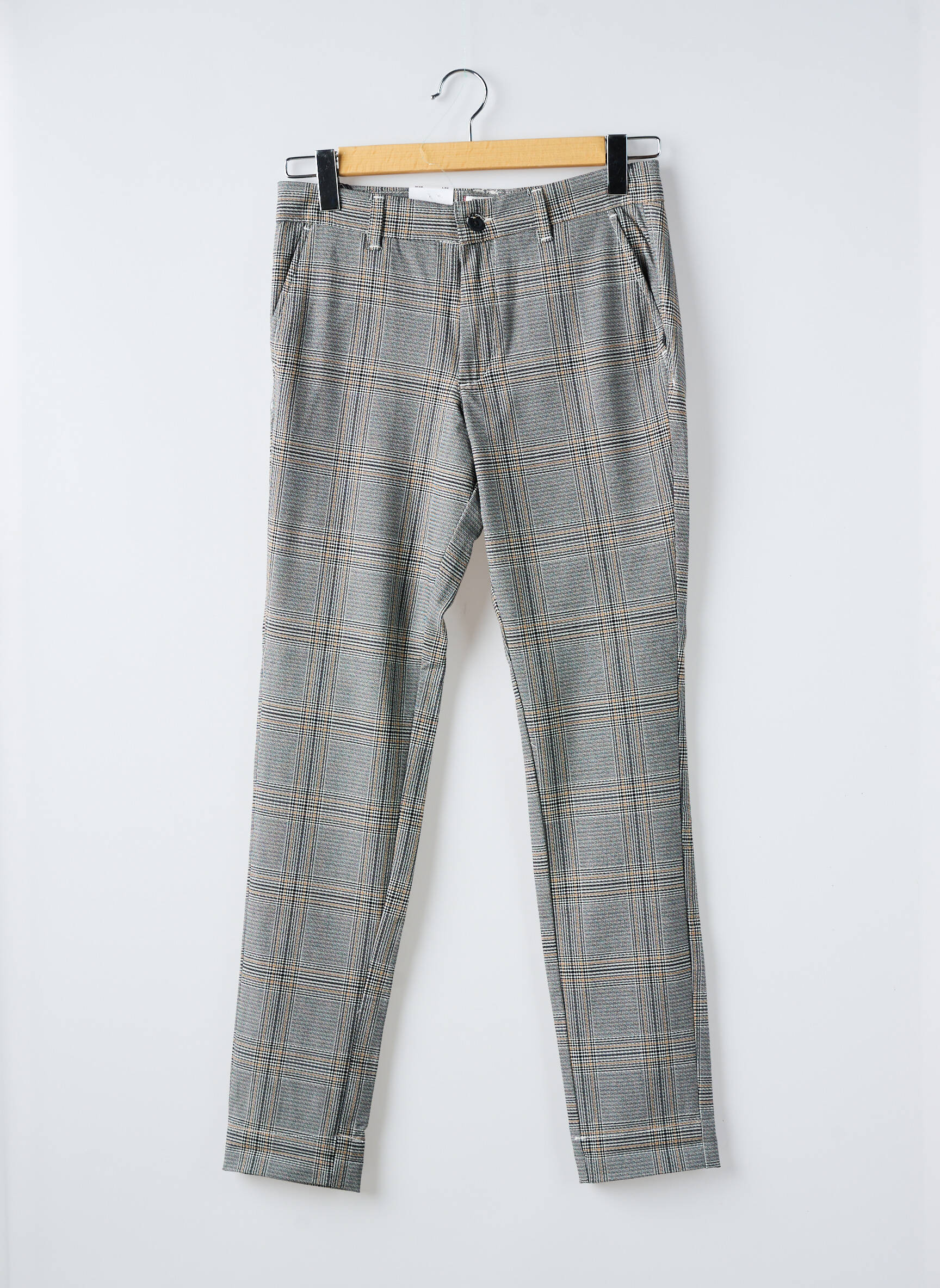 Lieknos kelnės tamprumas juodas JACK & JONES vyras