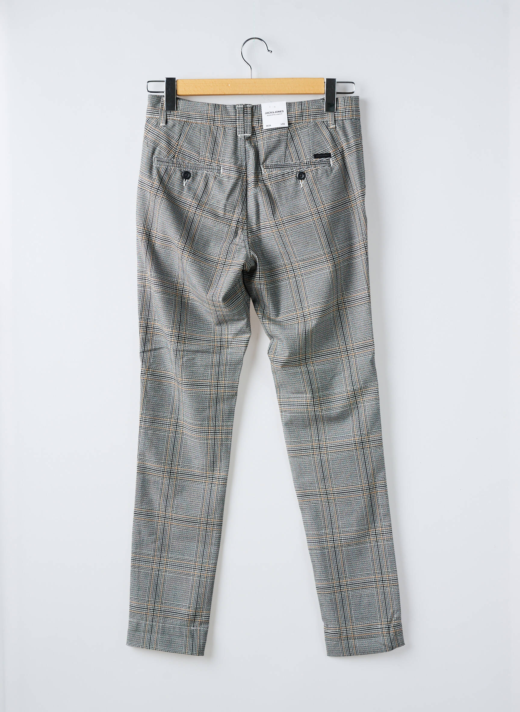 Lieknos kelnės tamprumas juodas JACK & JONES vyras
