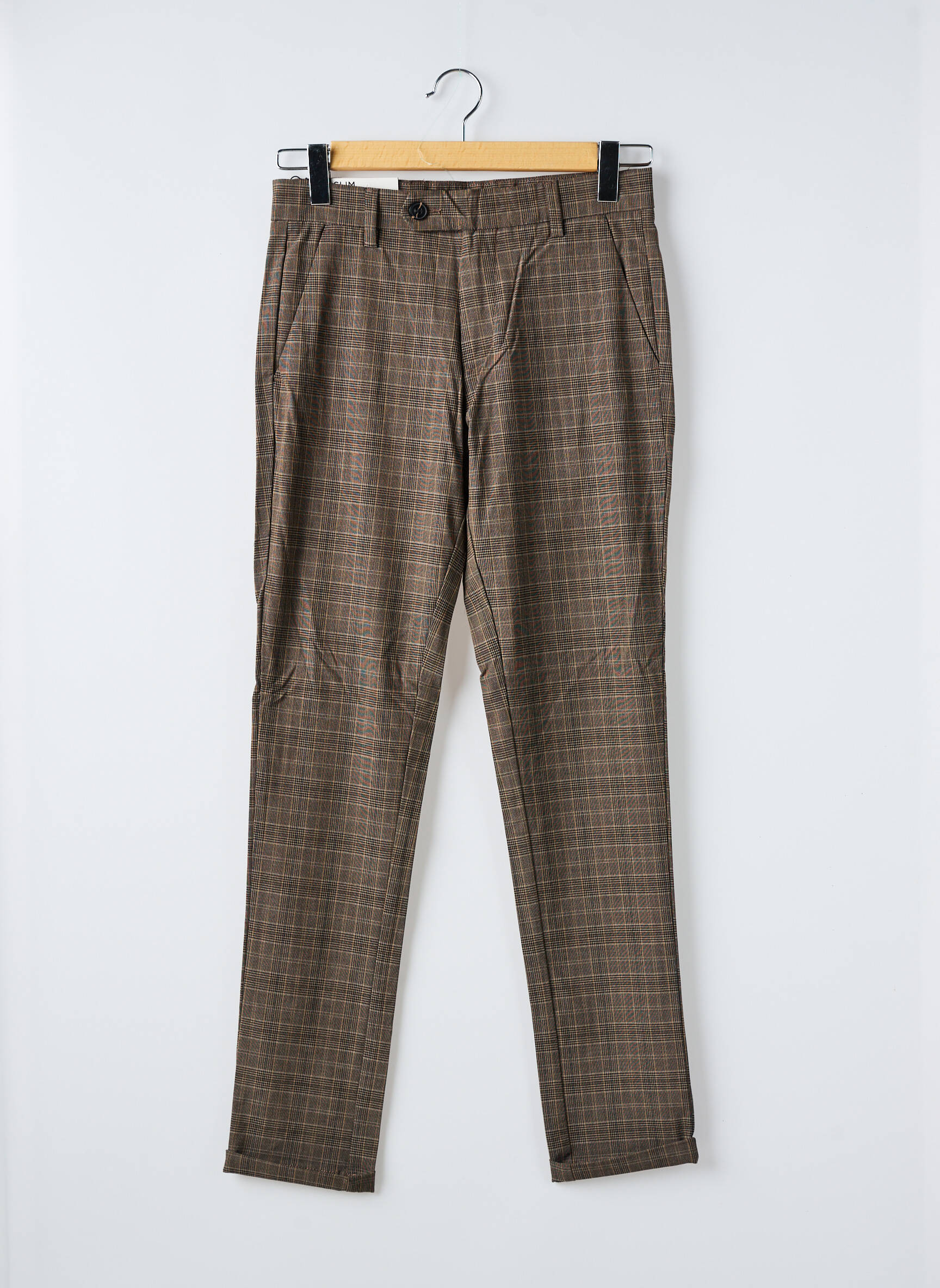 Chino kelnė tamprumas normala dydis rudas JACK & JONES vyras
