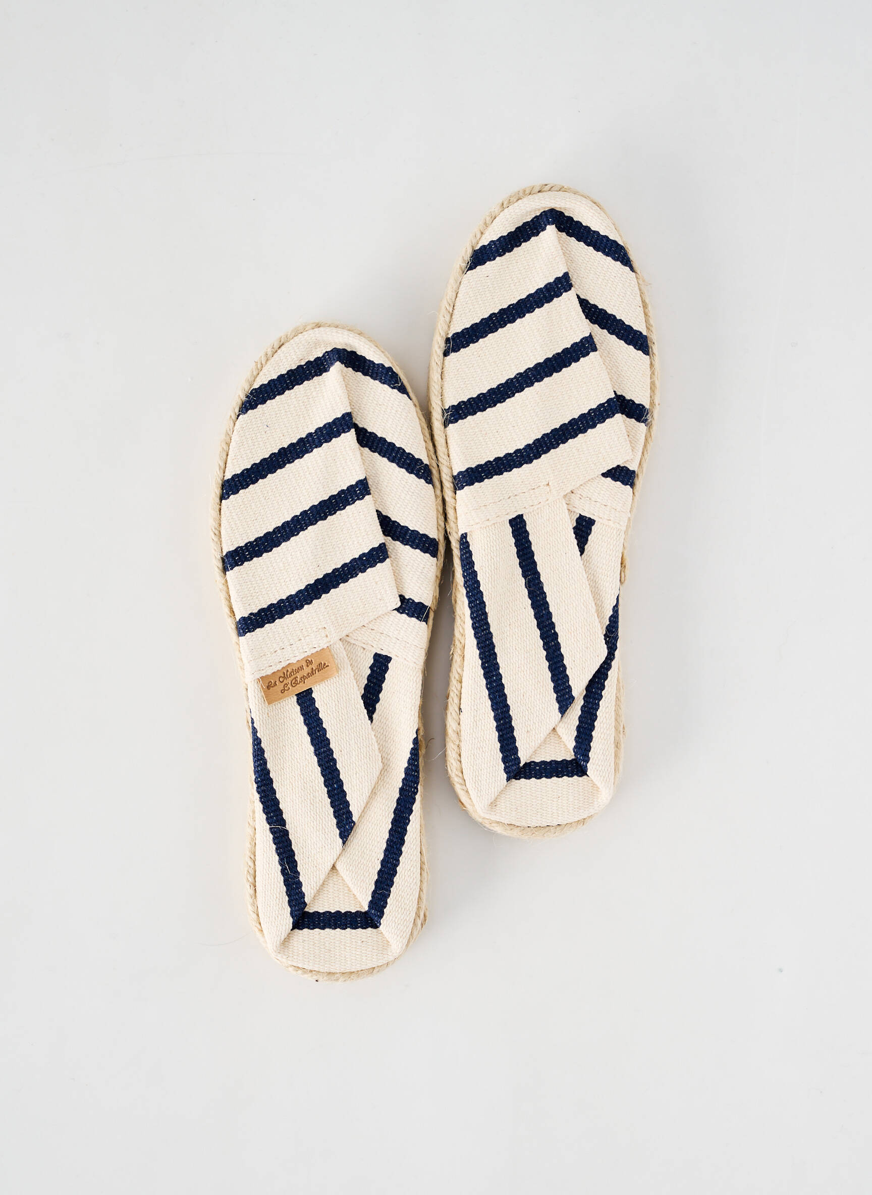 Espadrilės apvalus mygtukas apvalus mygtukas mėlyna LA MAISON DE L'ESPADRILLE vaikas