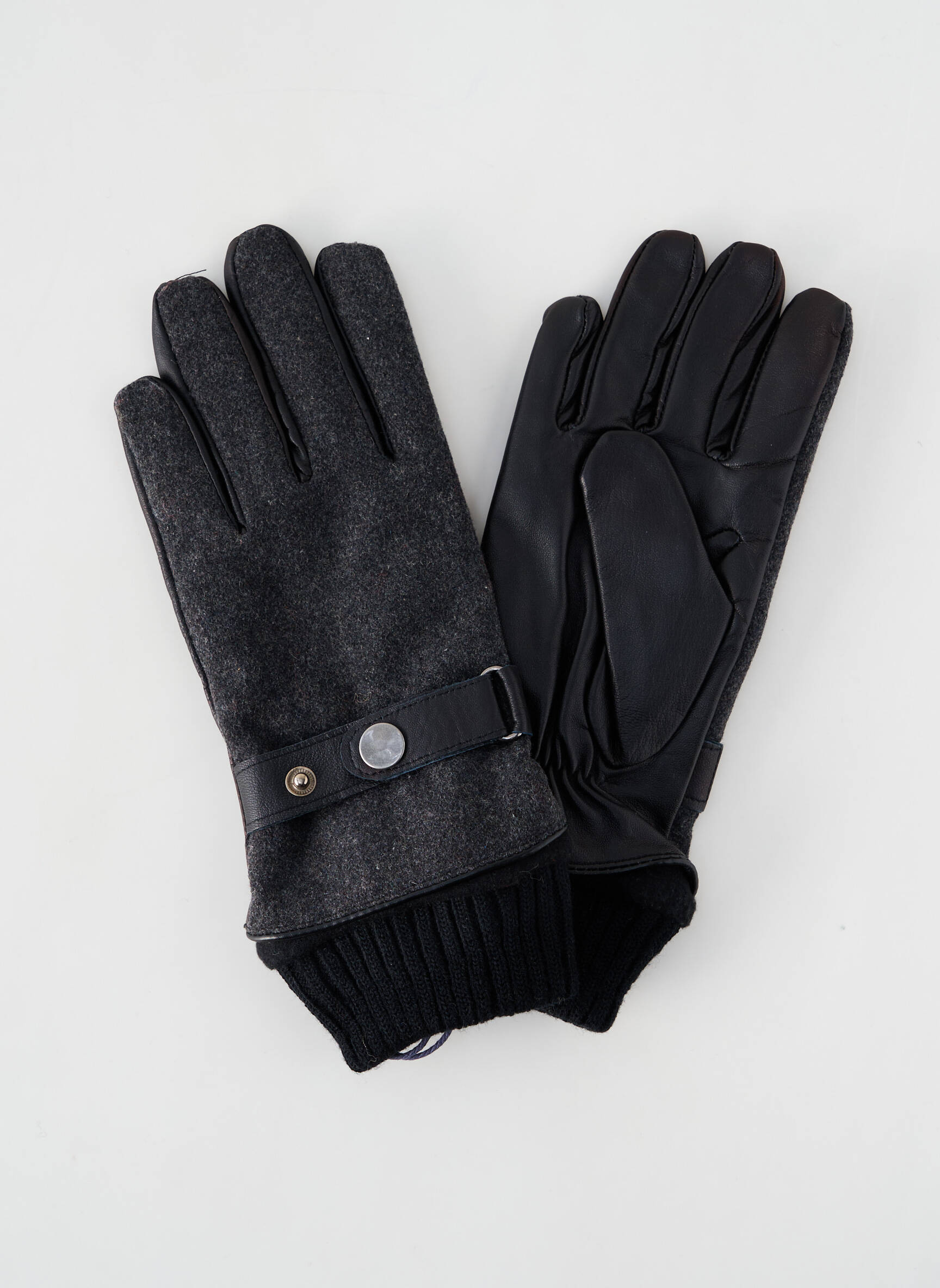Pirštinės satino efektas pilka JACK & JONES vyras