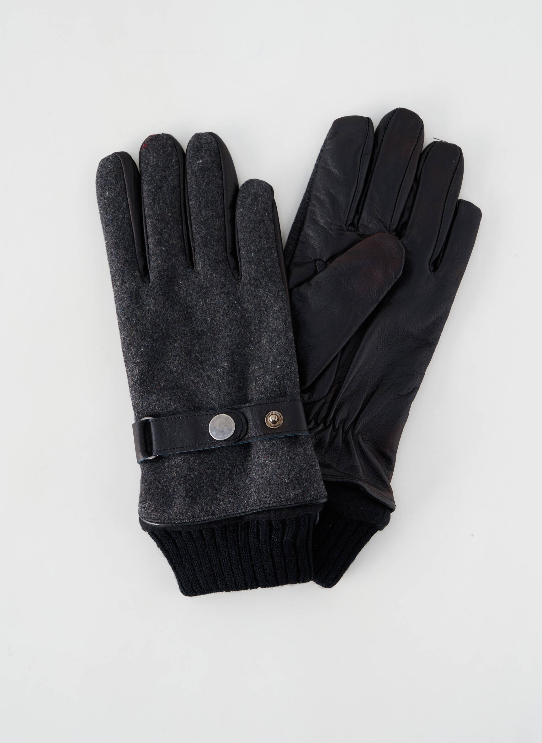Pirštinės satino efektas pilka JACK & JONES vyras
