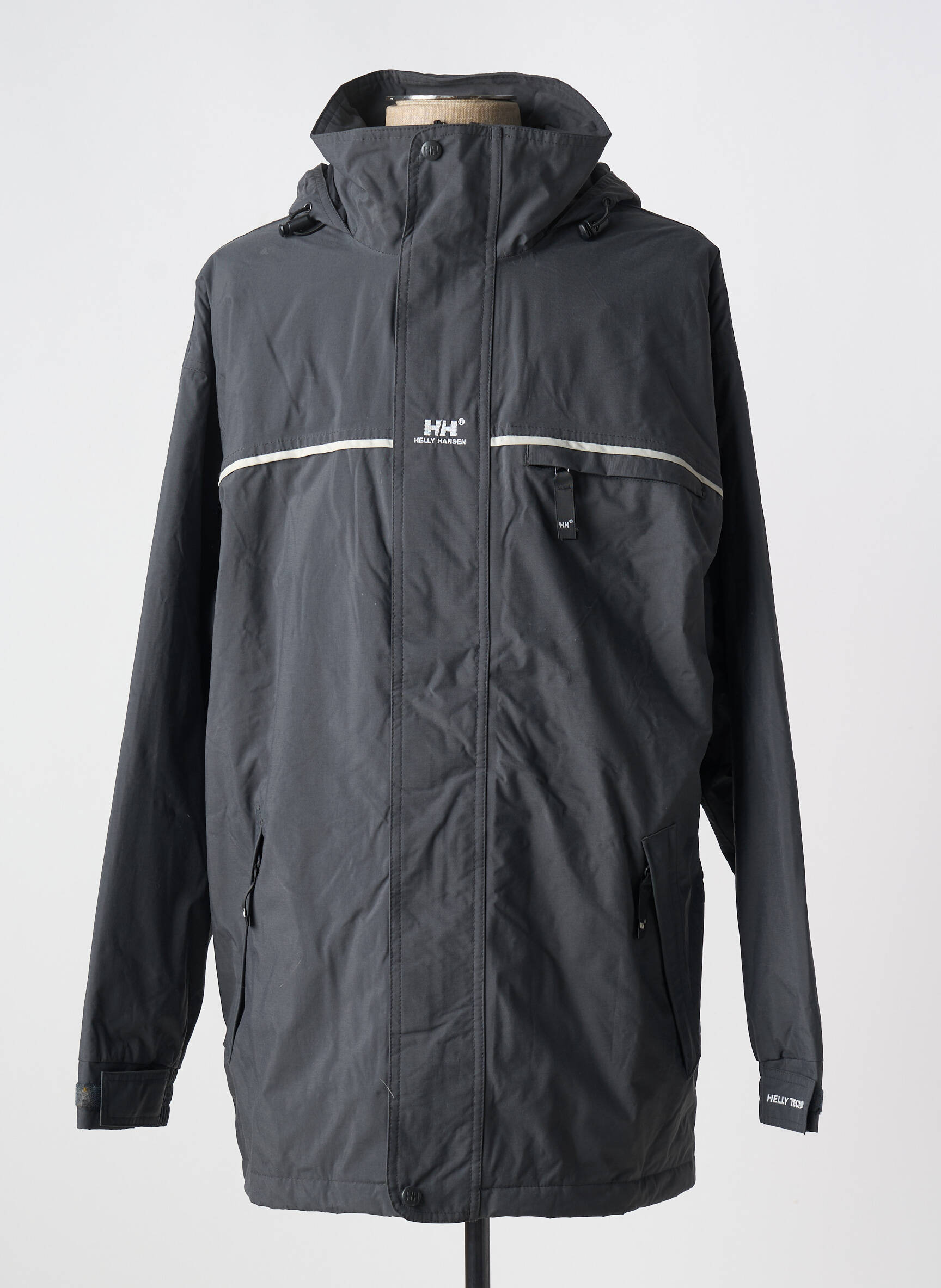 Parka užtrauktukas po lipduku uždarymas su gobtuvu juodas HELLY HANSEN vyras