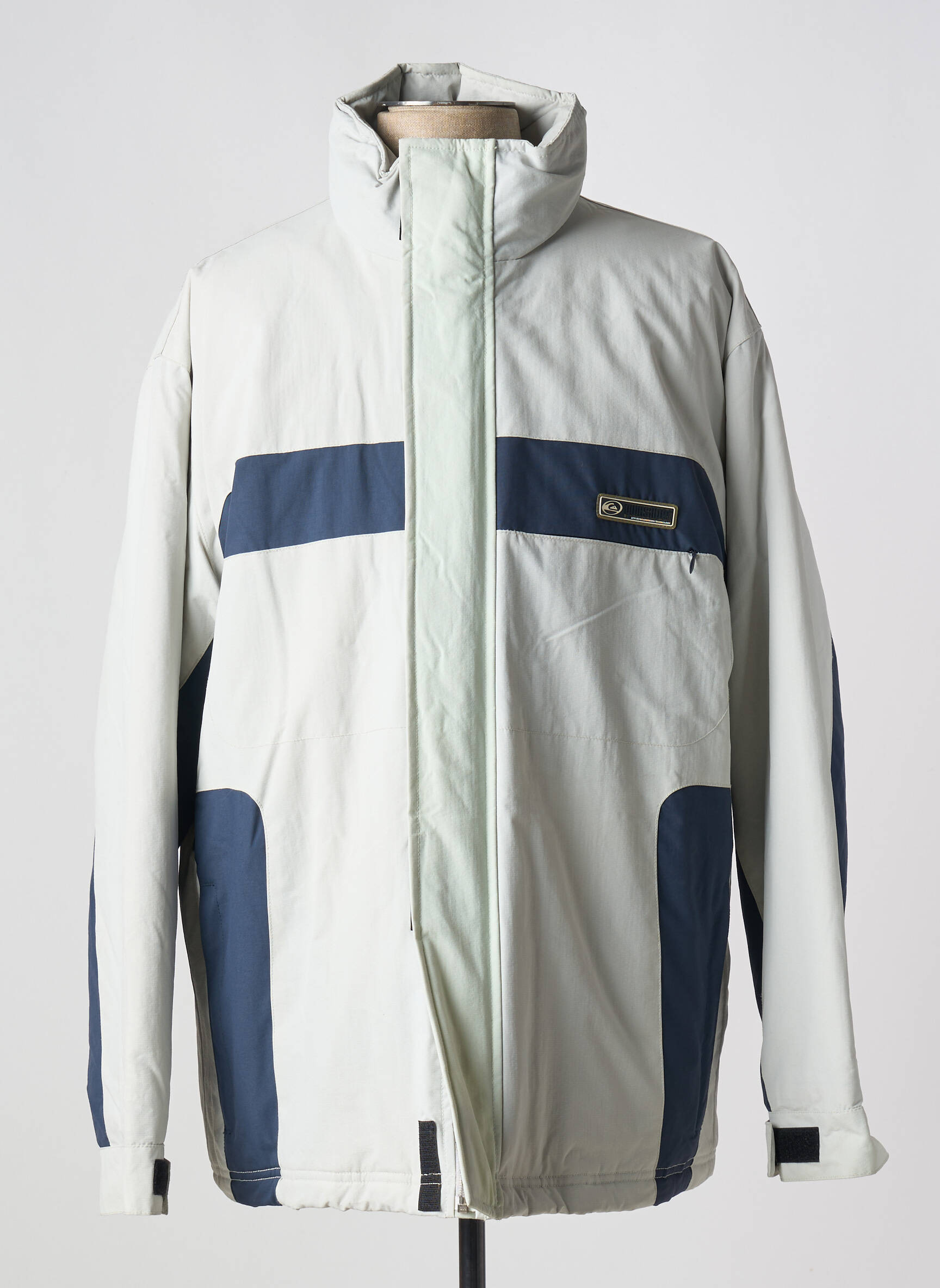 Parka užtrauktukas po lipduku uždarymas su gobtuvu pilka QUIKSILVER vyras