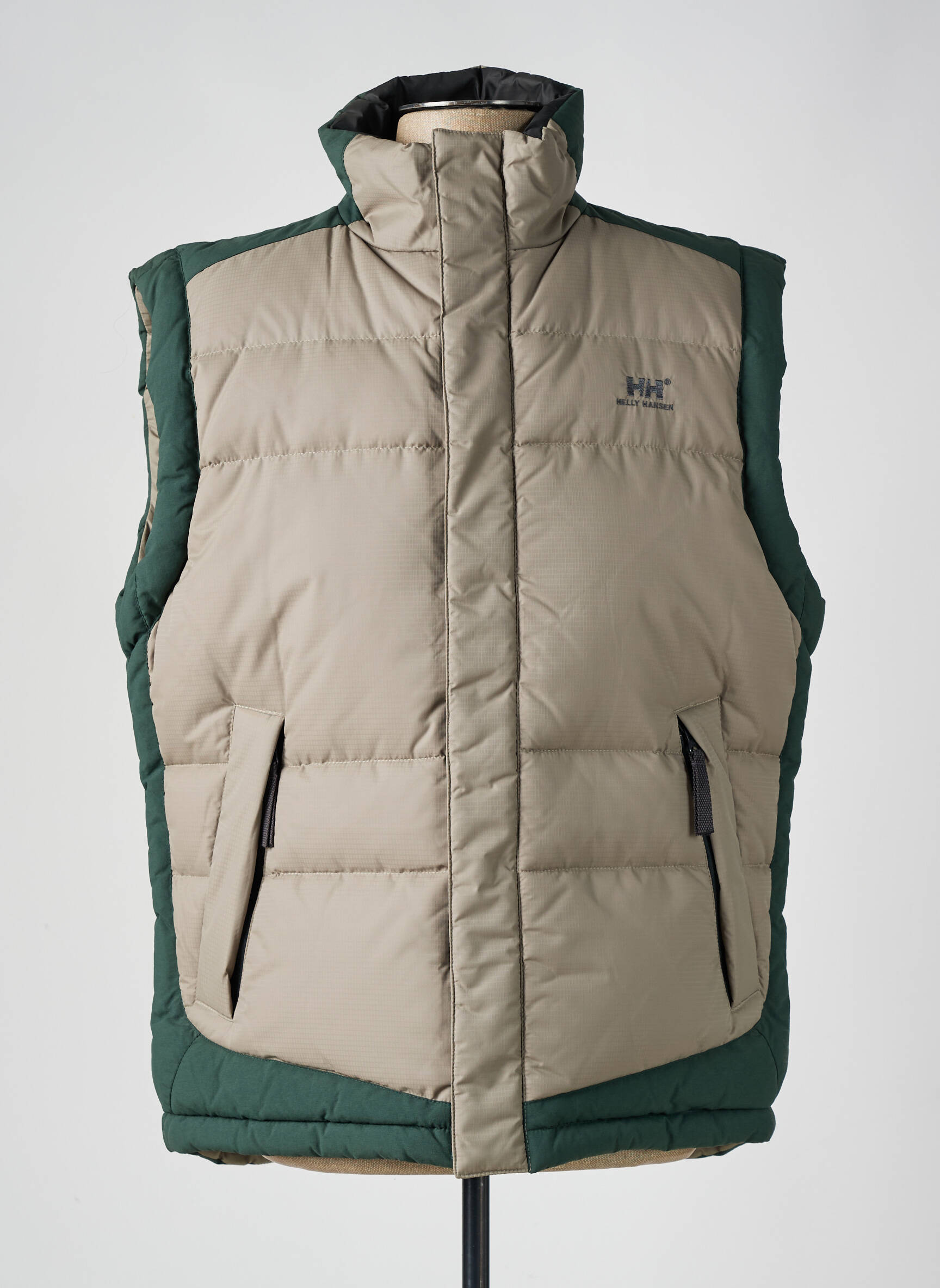 Pūkinė striukė kišenės be gobtuvų žalias HELLY HANSEN vyras