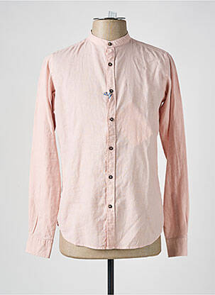 Ilgomis rankovėmis marškinys centrinė iškirptė rožinė IMPERIAL vyras