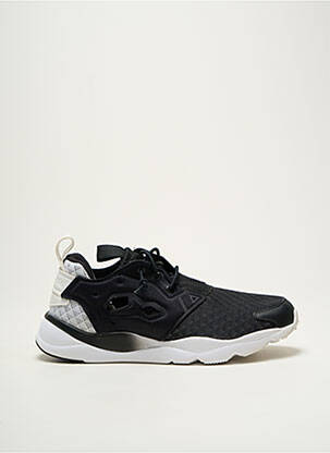 Bėgimo bateliai elastinė uždarymo sistema plokščias kulnas iki 3 cm juodas REEBOK moteris