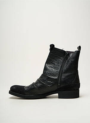 Batai/botai satino audinys žemas kulnas juodas MOSHION vyras