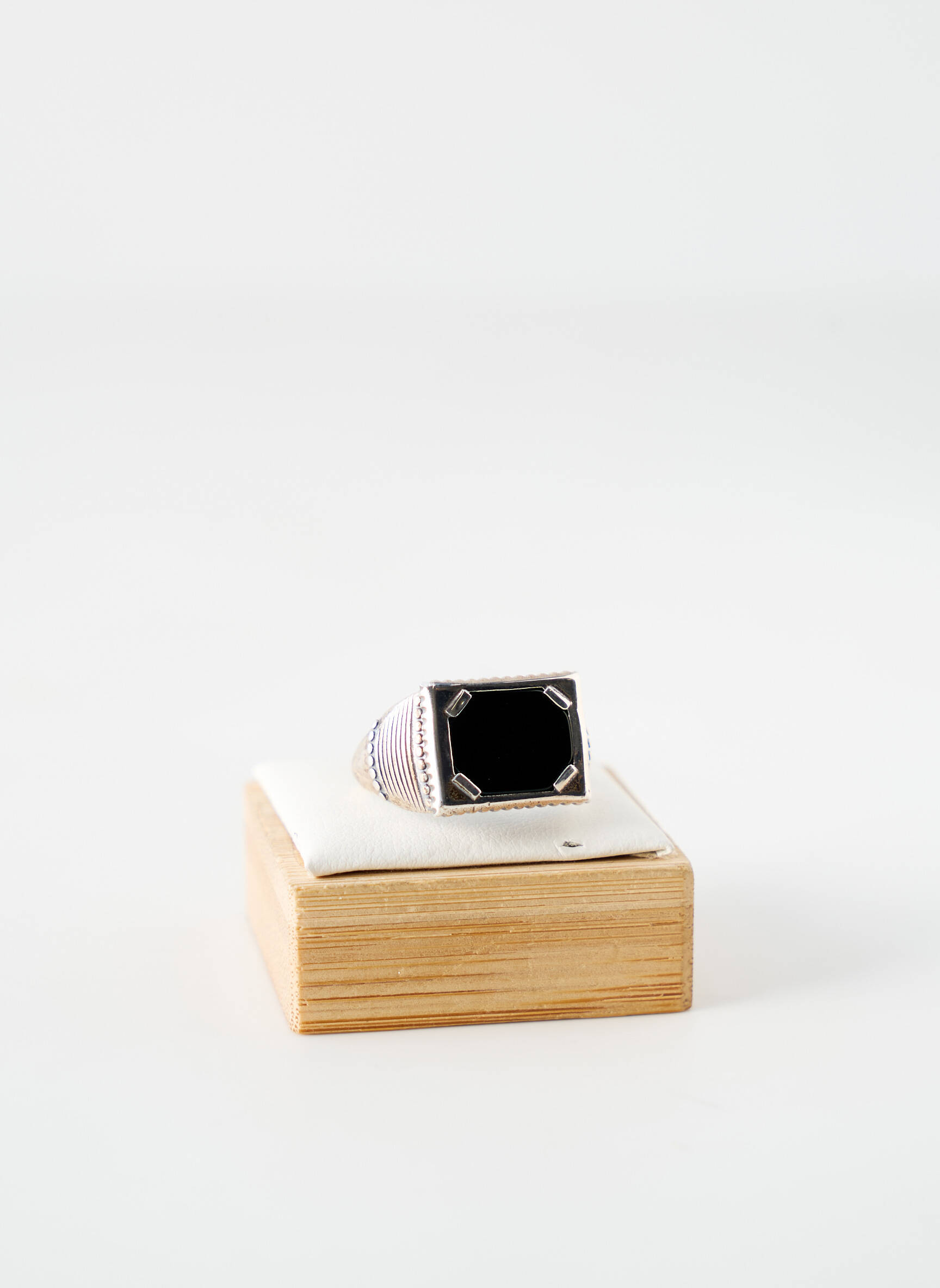 Žiedas sidabro medžiagos sidabrinė LA COQUE DE NACRE vyras