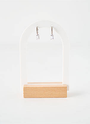 Auskarai sidabro medžiagos sidabrinė LA COQUE DE NACRE moteris