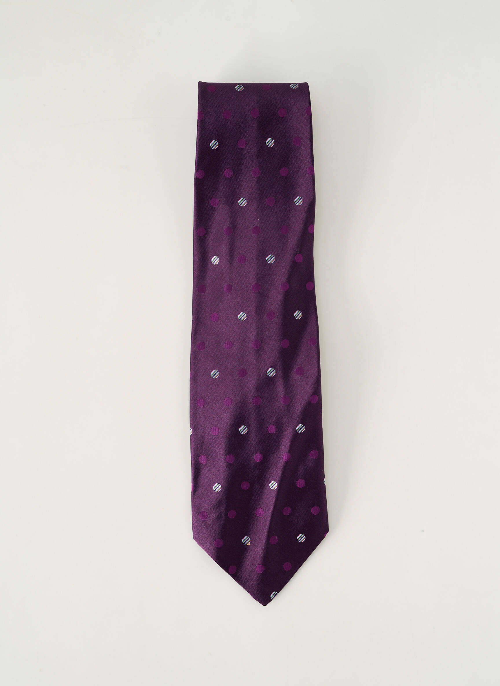 Kaklaraištis taškinis raštas violetinis PAUL SMITH vyras