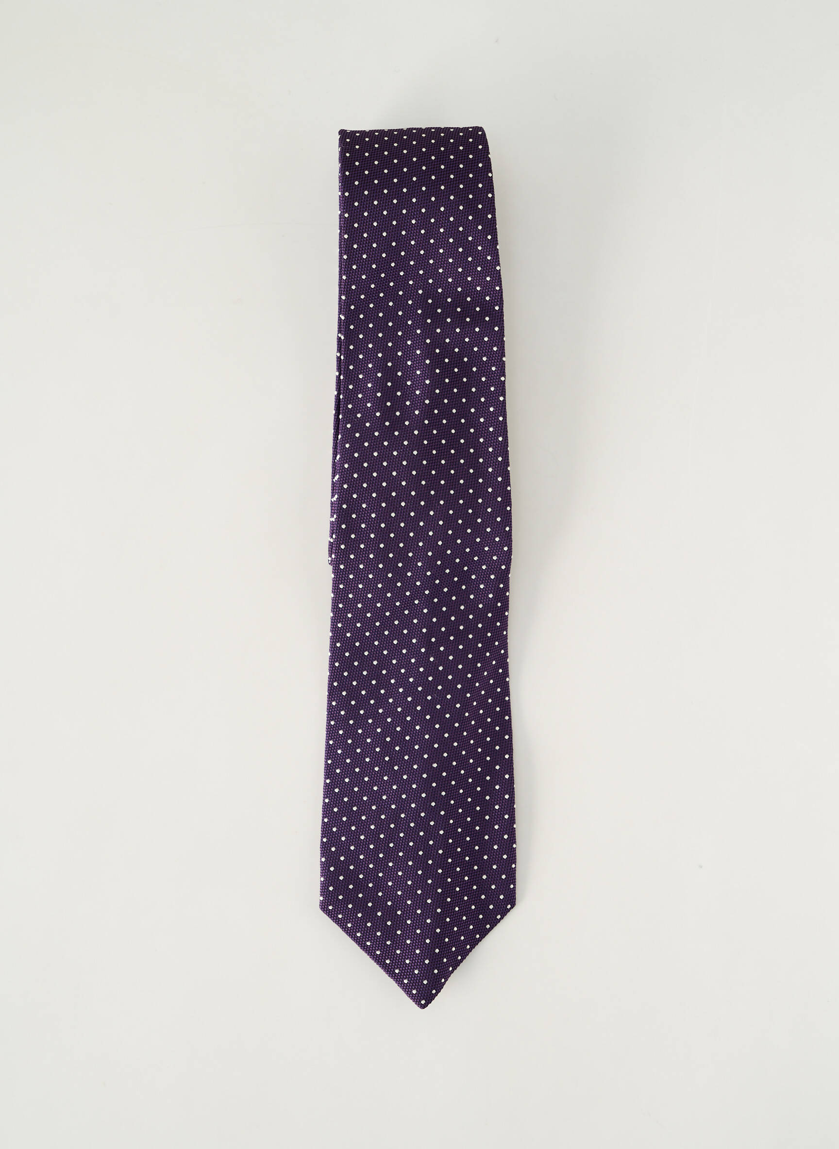 Kaklaraištis taškinis raštas violetinis PAUL SMITH vyras