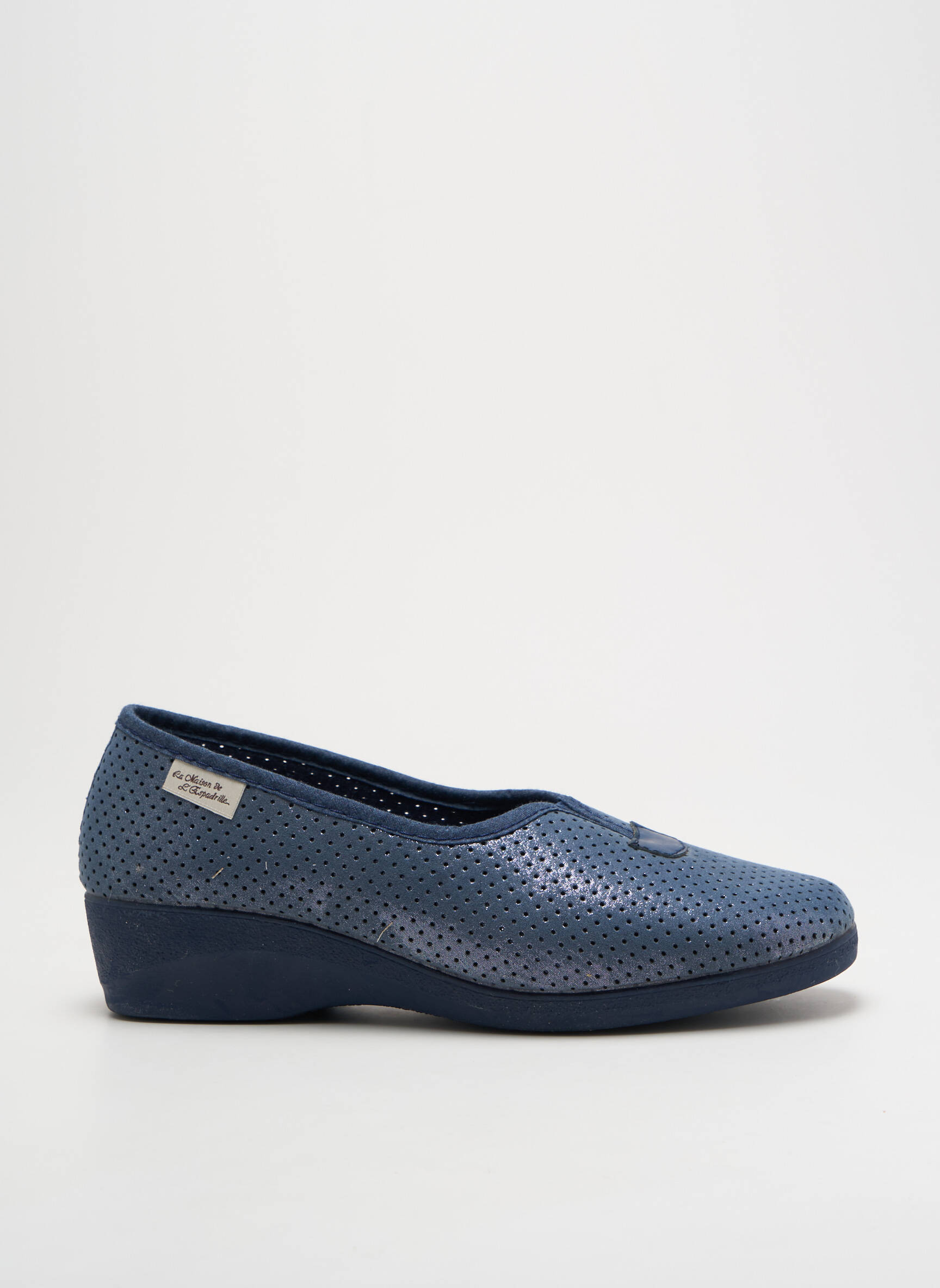 Bateliai/pantofliai satino audinys kulnas nuo 4 iki 6 cm mėlyna LA MAISON DE L'ESPADRILLE moteris