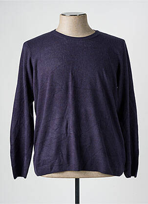 Megztinis apvalus kaklas ilgos rankovės mėlyna CASHMERE FEELING vyras