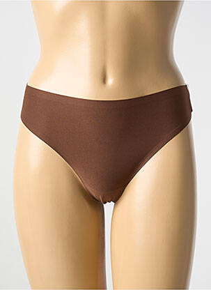 Tanga tamprumas rudas CHANTELLE moteris